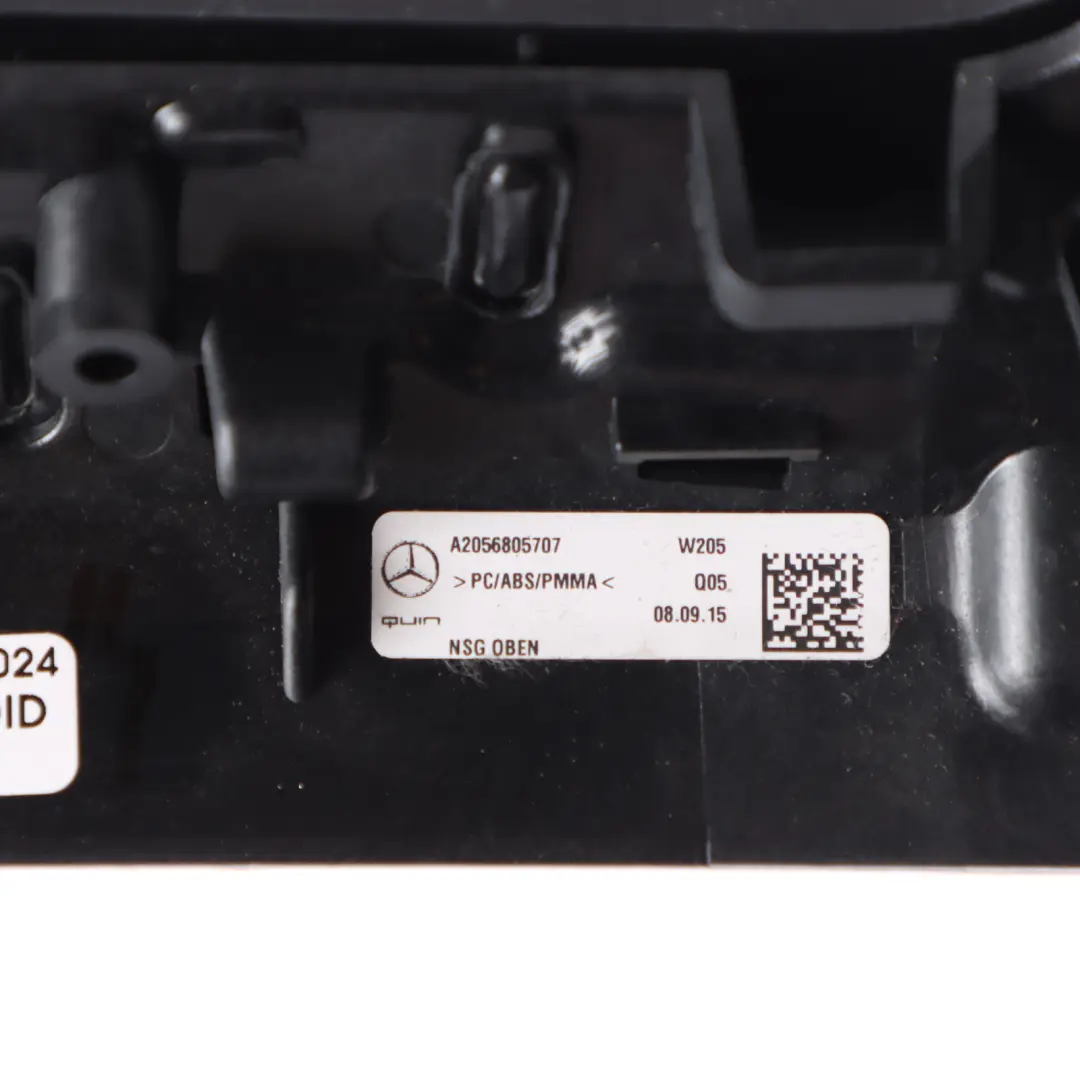 Dashboard Trim Surround Air Vent Cover Frame to Mercedes W205 with Part number A2056805707 Mercedes W205 Dashboard Trim Surround Air Vent Cover Frame - SKU A2056805707-1 - Part number A2056805707
