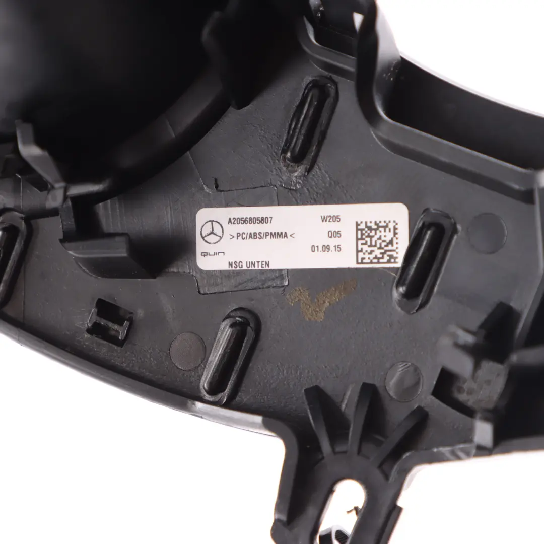 Mercedes W205 Centre Console Panel Cover Frame Trim - SKU A2056805807-1 - Part number A2056805807