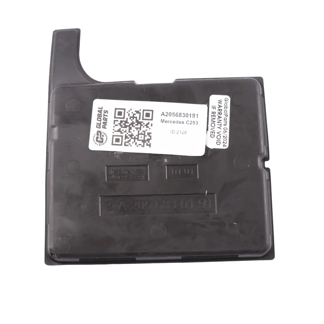 Bandeja almacenamiento consola Insertar Caucho para Mercedes W205 X253 con número de pieza A2056830191 Mercedes W205 X253 Bandeja almacenamiento consola Insertar Caucho - SKU A2056830191 - Número de pieza A2056830191