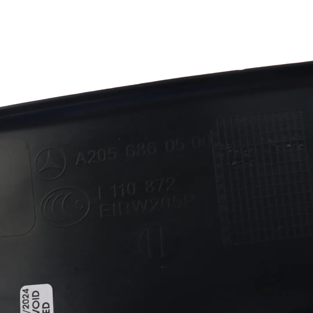 Listwa Osłona Słupka C Tylna Lewa Tył Lewy do Mercedes W205 o numerze A2056860500 Mercedes W205 Listwa Osłona Słupka C Tylna Lewa Tył Lewy - SKU A2056860500 - Numer Części A2056860500