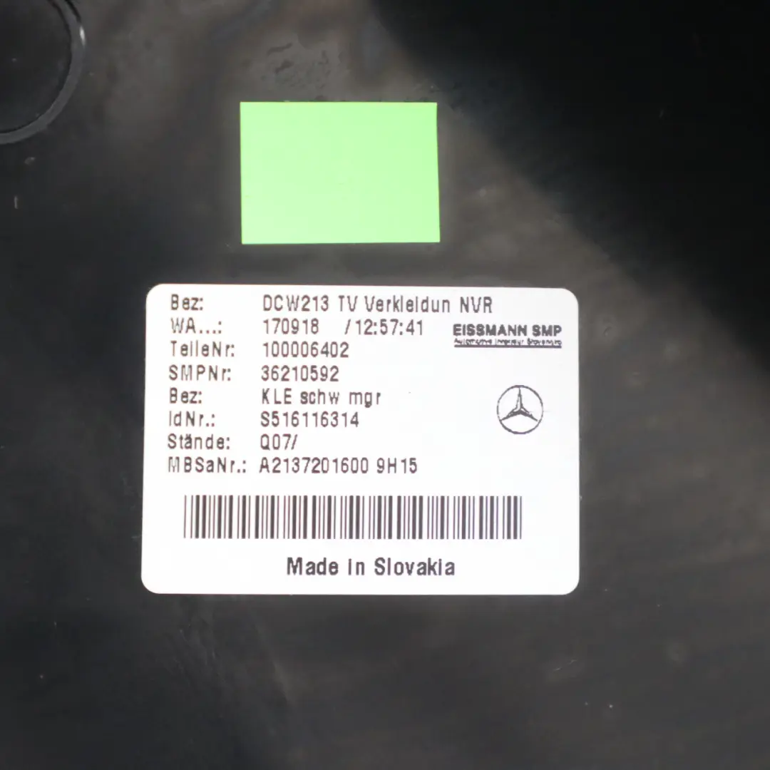 Door Card Front Right O/S Trim Panel Cover Leather Black to Mercedes GLC X253 with Part number A2056880000 Mercedes GLC X253 Door Card Front Right O/S Trim Panel Cover Leather Black - SKU rhd-A2537203804-1 - Part number A2056880000