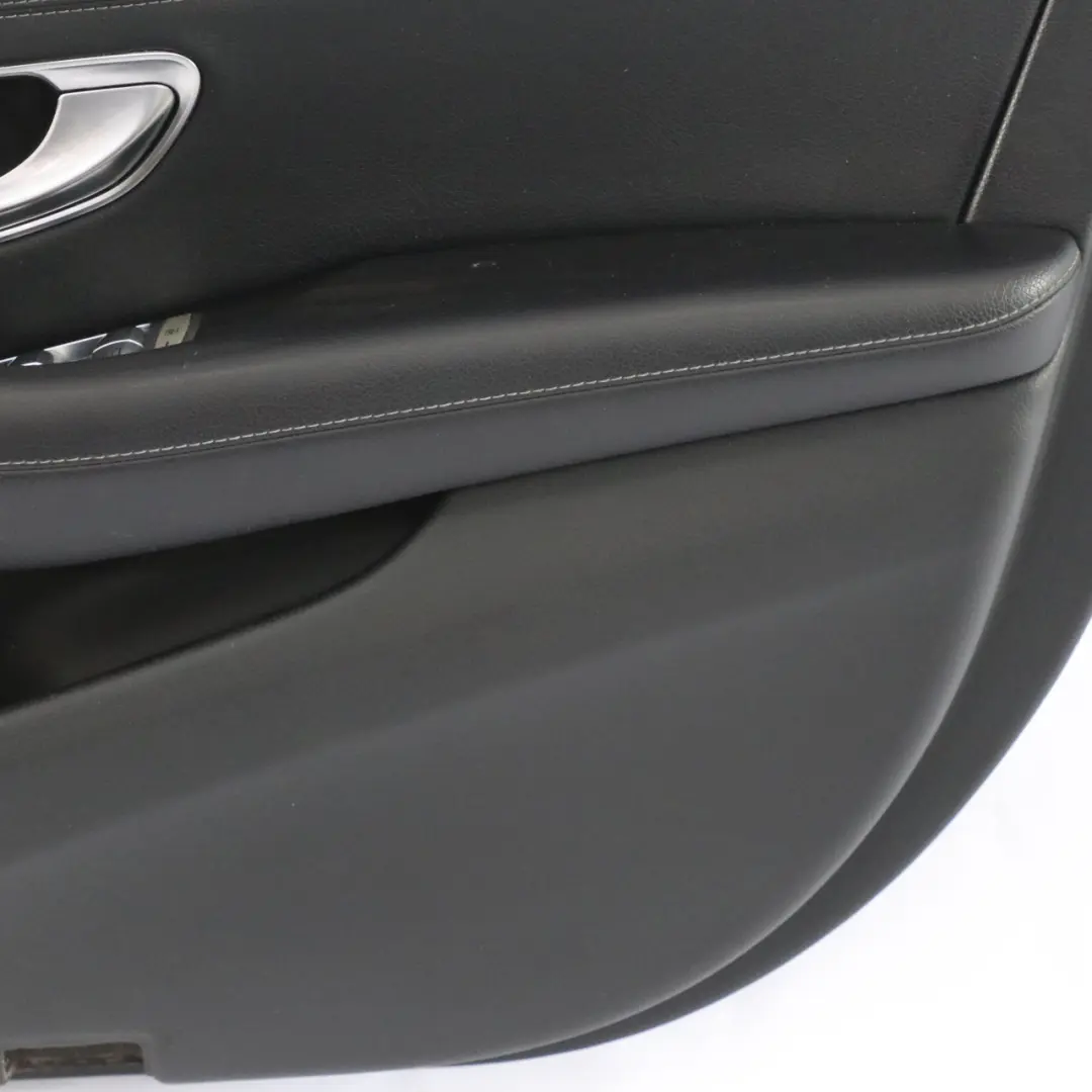 Door Card Front Right O/S Trim Panel Cover Leather Black to Mercedes GLC X253 with Part number A2056880000 Mercedes GLC X253 Door Card Front Right O/S Trim Panel Cover Leather Black - SKU rhd-A2537203804-1 - Part number A2056880000