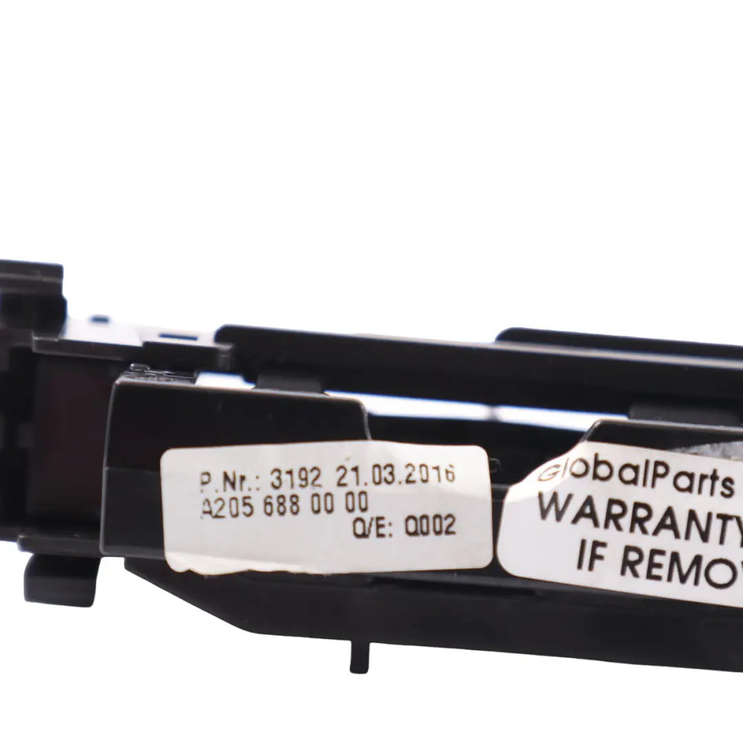 Interrupteur lumière Unité contrôle phares Panneau pour Mercedes W205 à propos du numéro de pièce A2056880000 Mercedes W205 Interrupteur lumière Unité contrôle phares Panneau - SKU A2056880000 - Numéro de pièce A2056880000