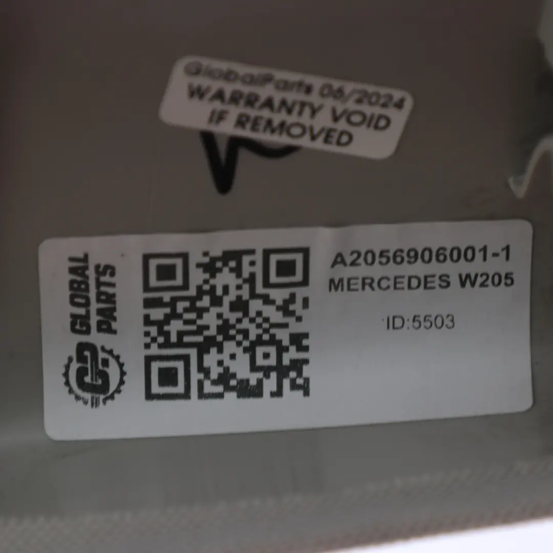 Mercedes W205 Pilastro A Coperchio Interno Anteriore Destro Grigio - SKU A2056906001-1 - Numero di parte A2056906001