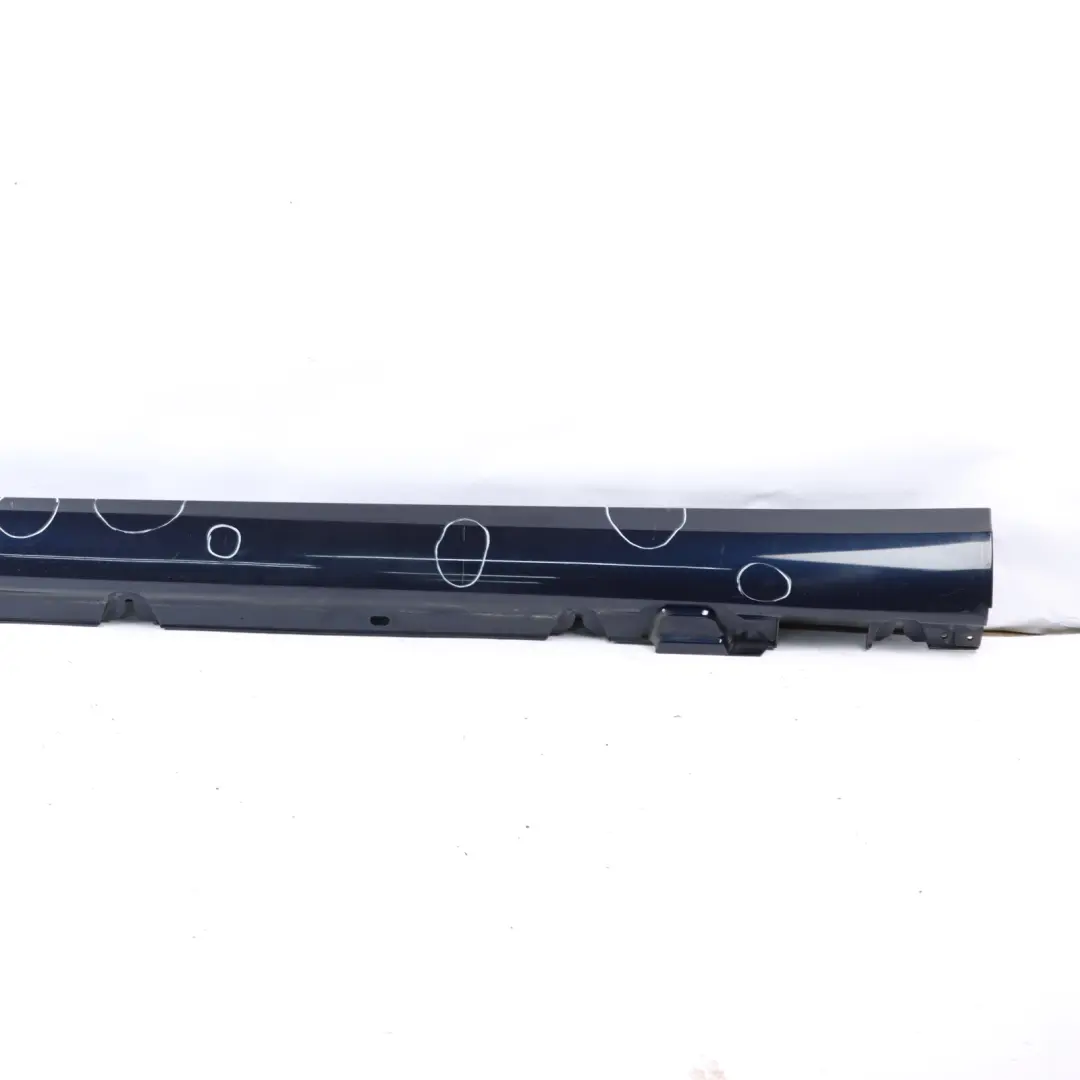 Side Skirt Left N/S Door Sill Cover Cavansite Blue Metallic - 890 to Mercedes W205 with Part number A2056980154 Mercedes W205 Side Skirt Left N/S Door Sill Cover Cavansite Blue Metallic - 890 - SKU A2056980154-CVB - Part number A2056980154