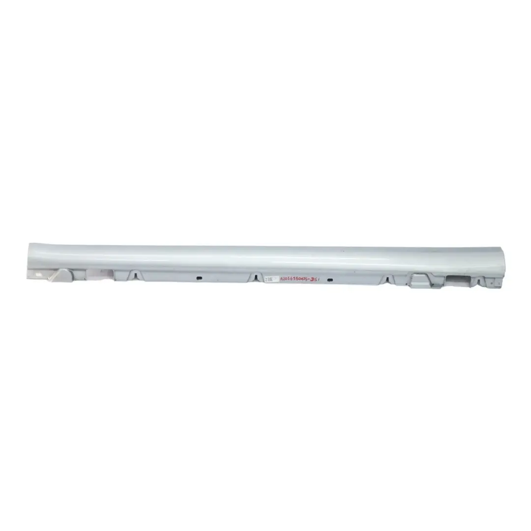 Mercedes W205 Faldón lateral izquierdo Cubre umbral de puerta Plata Diamante 988 - SKU A2056980154-DSI - Número de pieza A2056980154