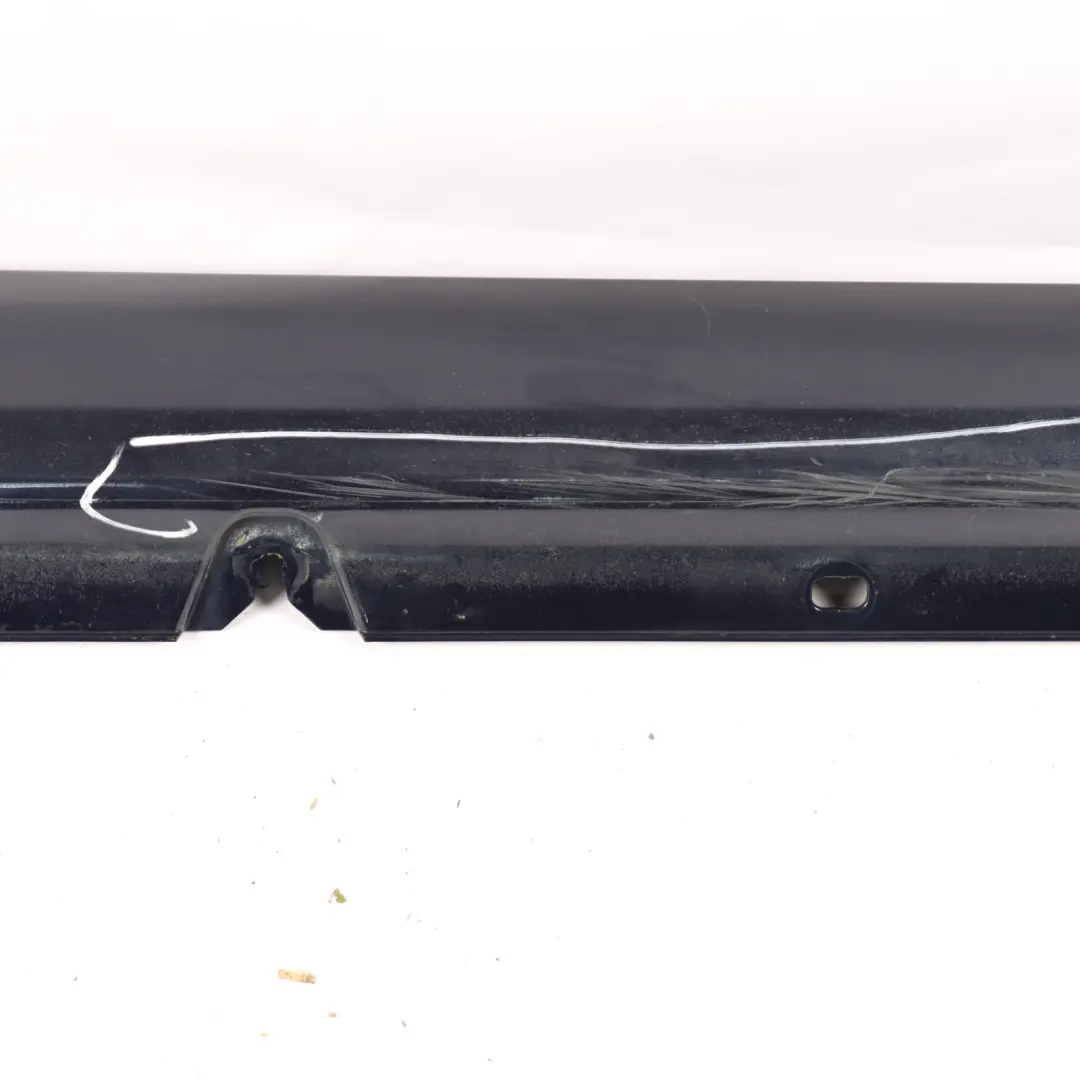 Side Skirt Right O/S Door Sill Cover Cavansite Blue Metallic - 890 Mercedes W205 - SKU A2056980254-CVB - Part number A2056980254