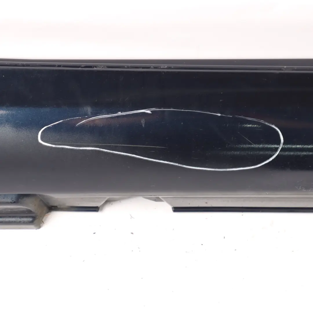 Side Skirt Right O/S Door Sill Cover Cavansite Blue Metallic - 890 to Mercedes W205 with Part number A2056980254 Mercedes W205 Side Skirt Right O/S Door Sill Cover Cavansite Blue Metallic - 890 - SKU A2056980254-CVB - Part number A2056980254