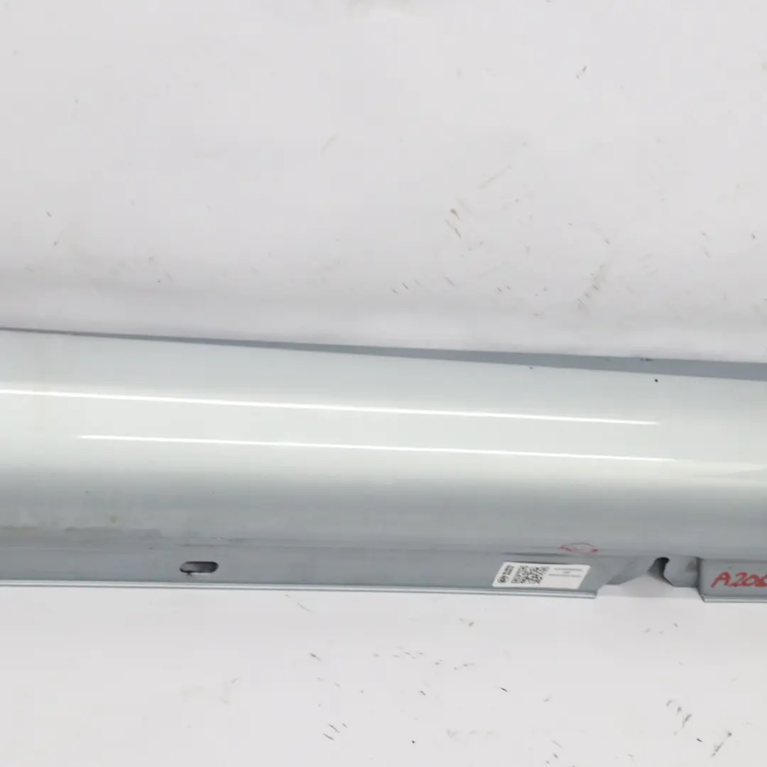Mercedes W205 Side Skirt Right O/S Door Sill Cover Diamond Silver Metallic - 988 - SKU A2056980254-DSI - Part number A2056980254