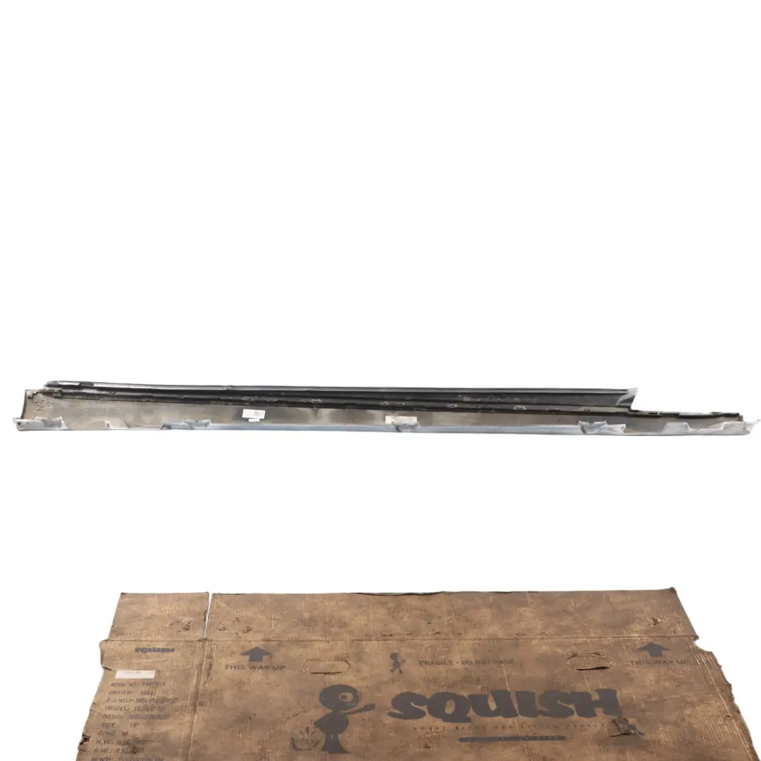 Mercedes W205 Side Skirt Left N/S Door Sill Cover Iridium Silver Metallic - 775 - SKU A2056980354-IRS - Part number A2056980354