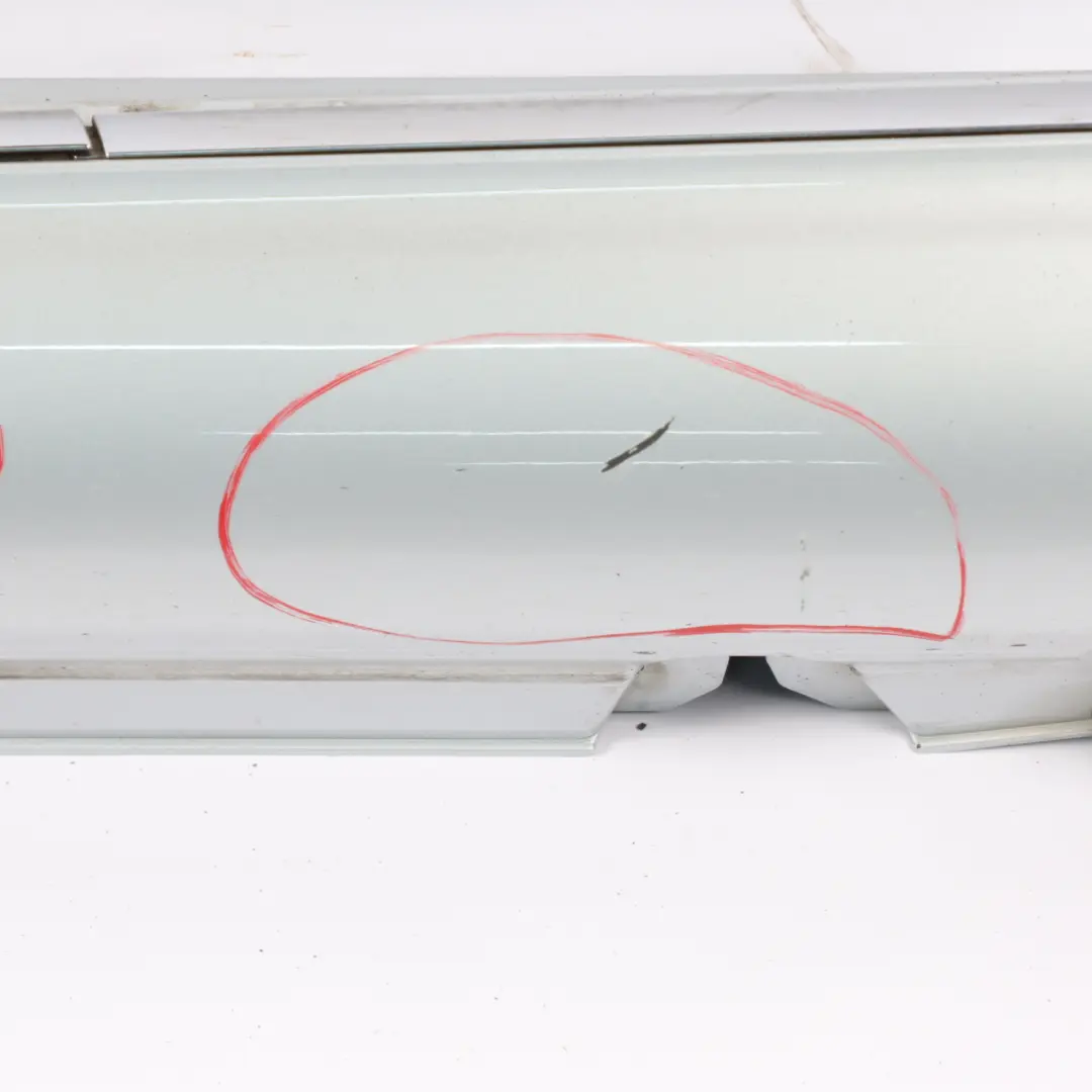 Mercedes W205 Side Skirt Left N/S Door Sill Cover Iridium Silver Metallic - 775 - SKU A2056980354-IRS - Part number A2056980354