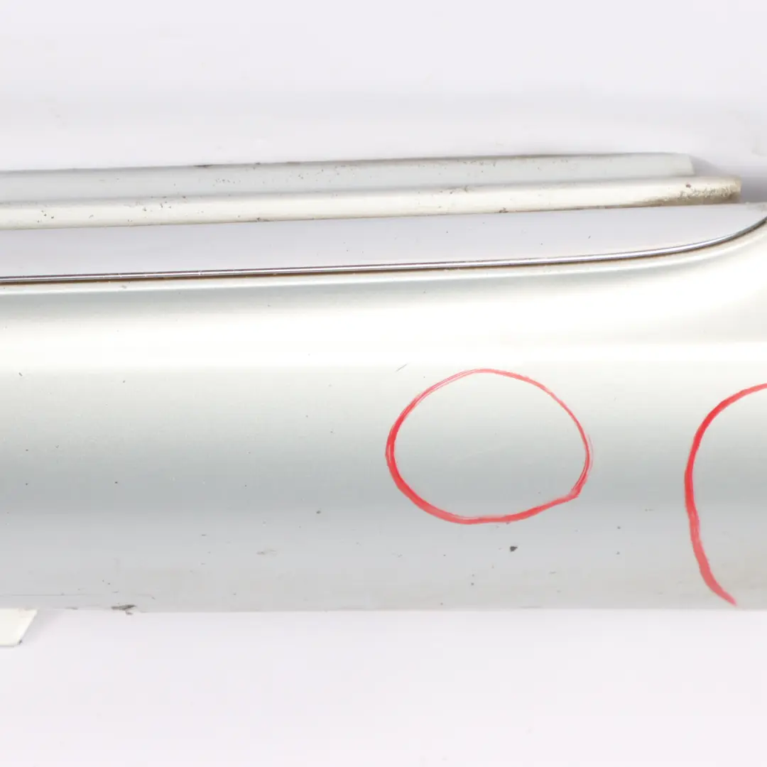 Side Skirt Left N/S Door Sill Cover Iridium Silver Metallic - 775 to Mercedes W205 with Part number A2056980354 Mercedes W205 Side Skirt Left N/S Door Sill Cover Iridium Silver Metallic - 775 - SKU A2056980354-IRS - Part number A2056980354