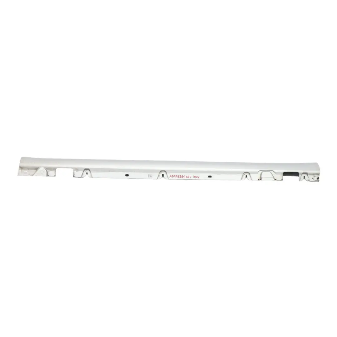 Mercedes W205 Minigonna laterale sinistra copertura soglia Iridium Silver - 775 - SKU A2056980354-IRS1 - Numero di parte A2056980354