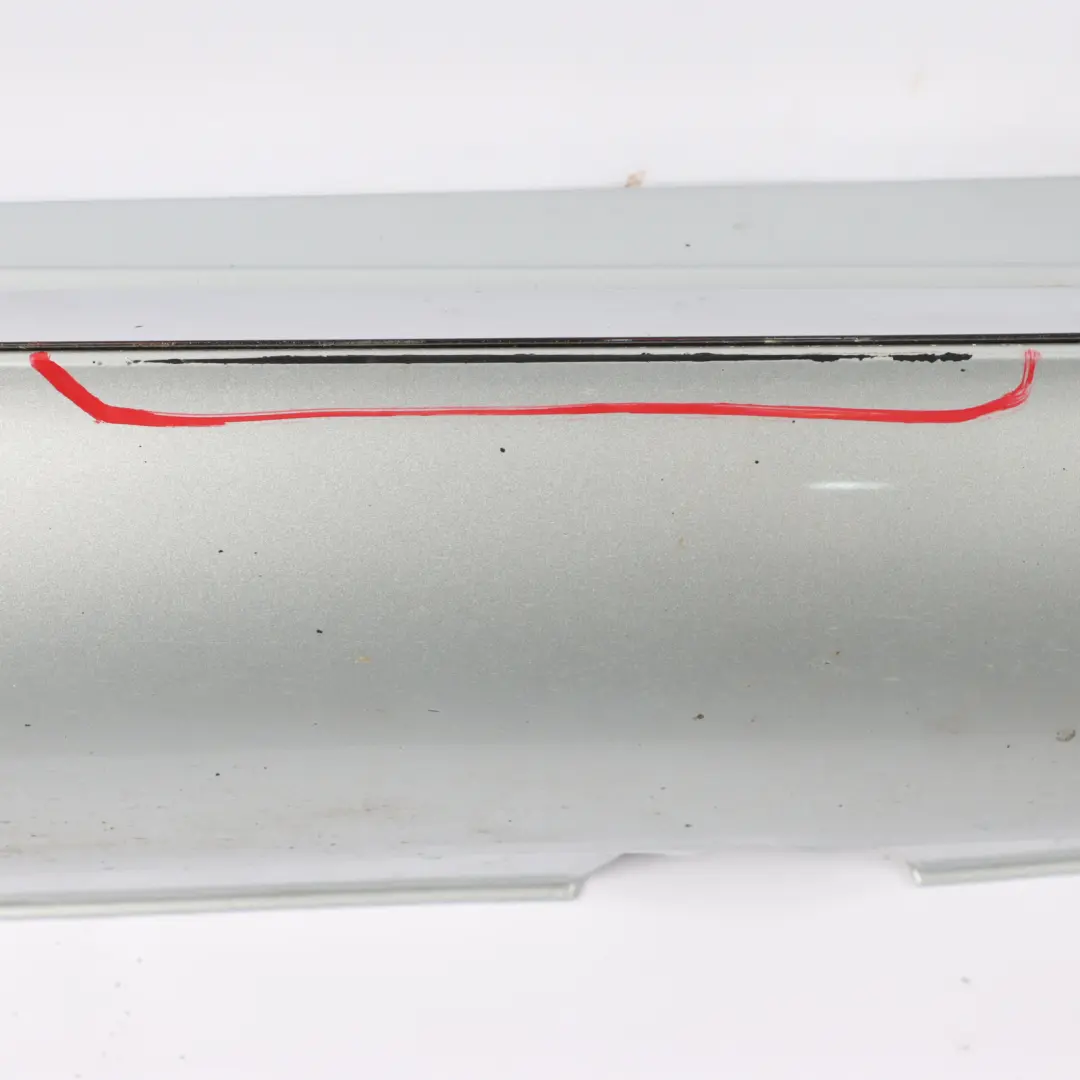 Side Skirt Right O/S Door Sill Cover Iridium Silver Metallic - 775 to Mercedes W205 with Part number A2056980454 Mercedes W205 Side Skirt Right O/S Door Sill Cover Iridium Silver Metallic - 775 - SKU A2056980454-IRS - Part number A2056980454