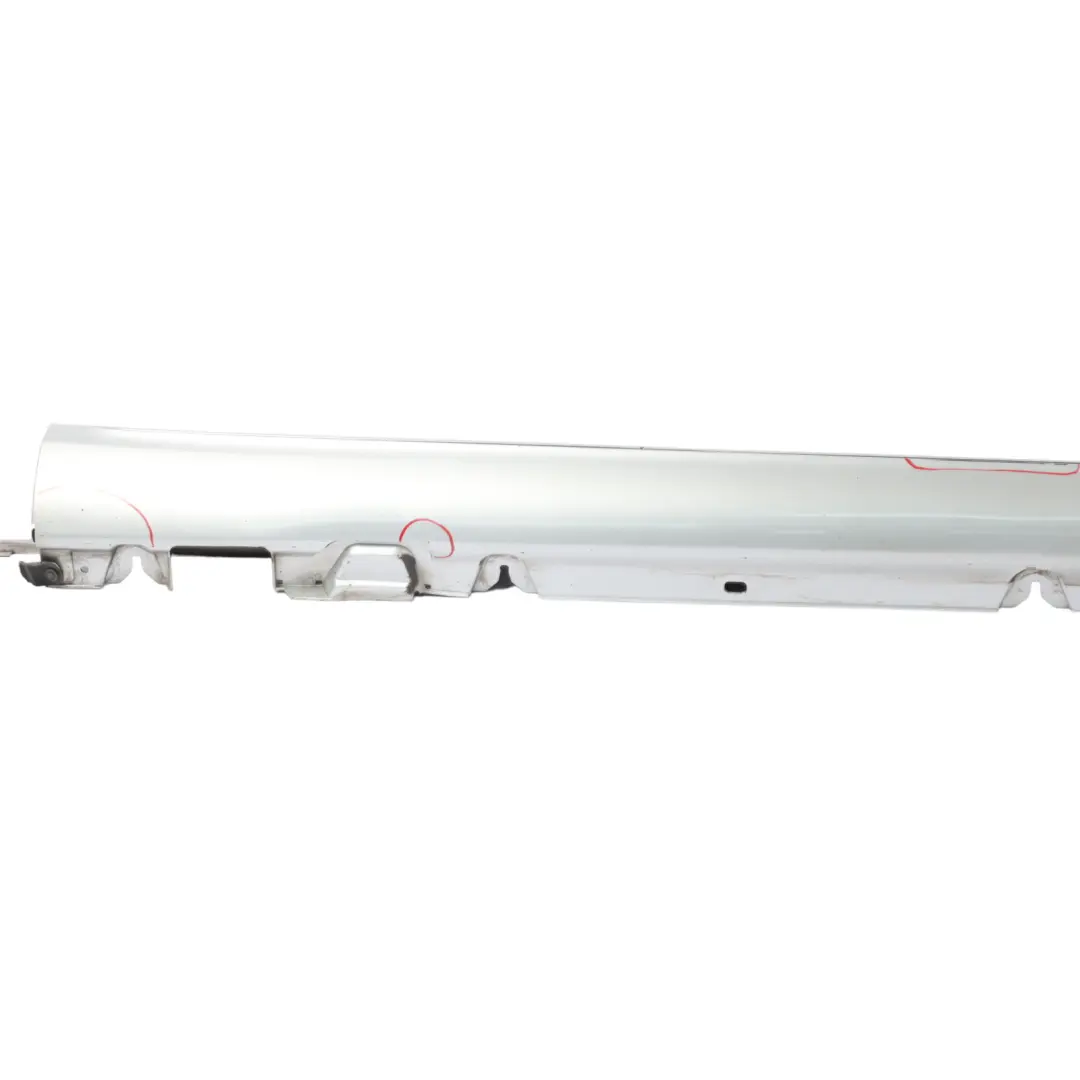 Side Skirt Right O/S Door Sill Cover Iridium Silver Metallic - 775 to Mercedes W205 with Part number A2056980454 Mercedes W205 Side Skirt Right O/S Door Sill Cover Iridium Silver Metallic - 775 - SKU A2056980454-IRS - Part number A2056980454
