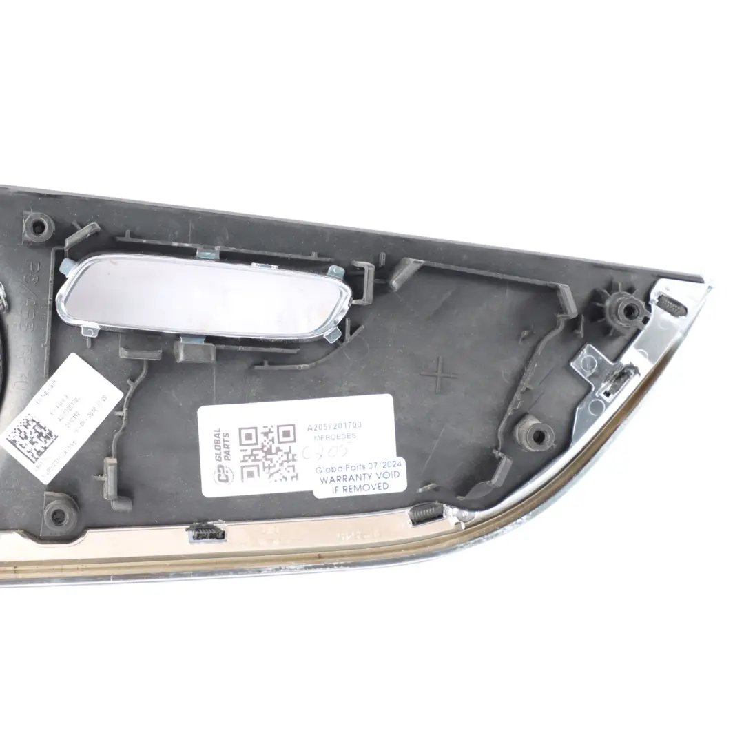 Door Card Trim Cover Front Left N/S to Mercedes C205 with Part number A2057201703 Mercedes C205 Door Card Trim Cover Front Left N/S - SKU A2057201703 - Part number A2057201703