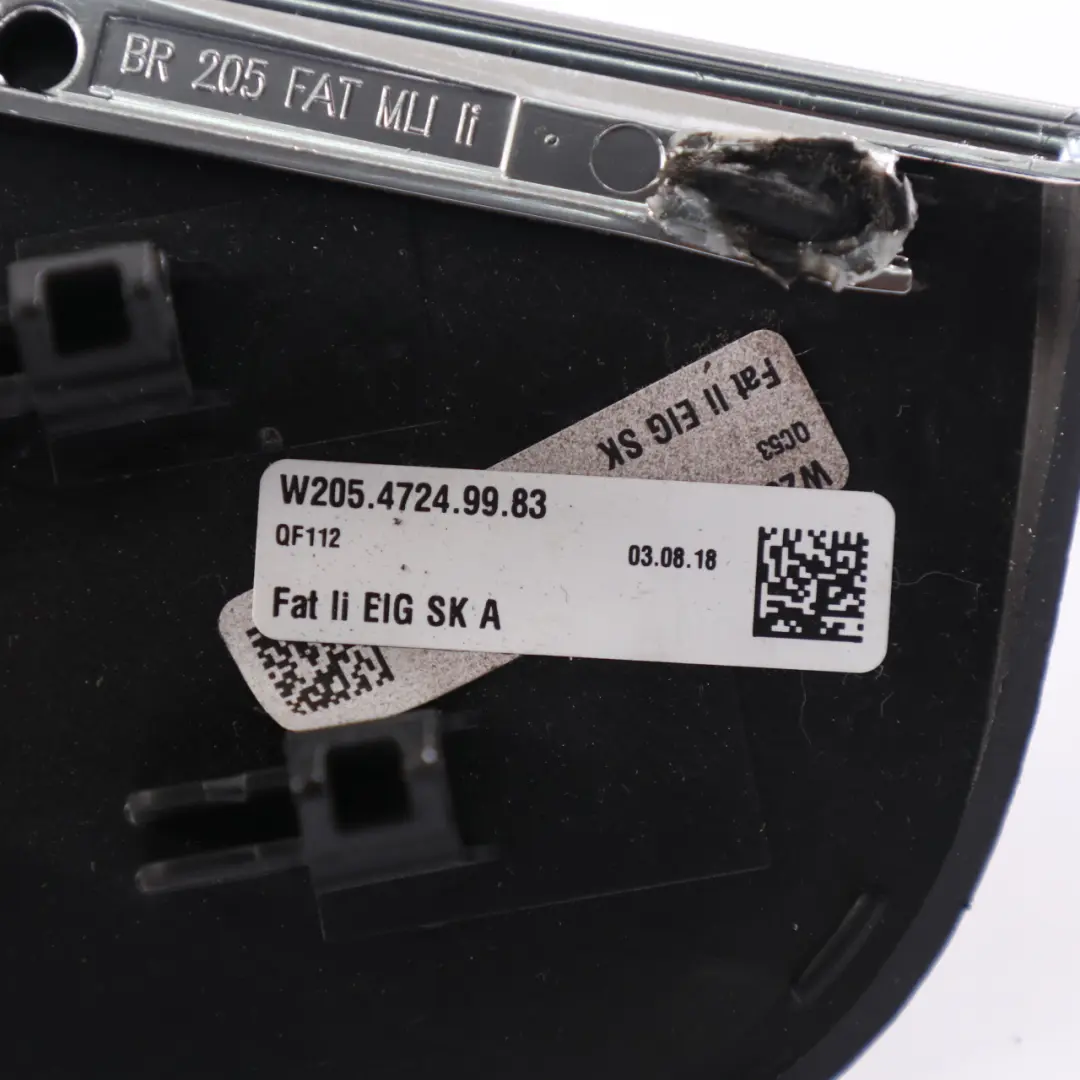 Mercedes W205 Door Card Front Left N/S Trim Panel Speaker Cover A2057301805 - SKU A2057204724 - Part number A2057204724