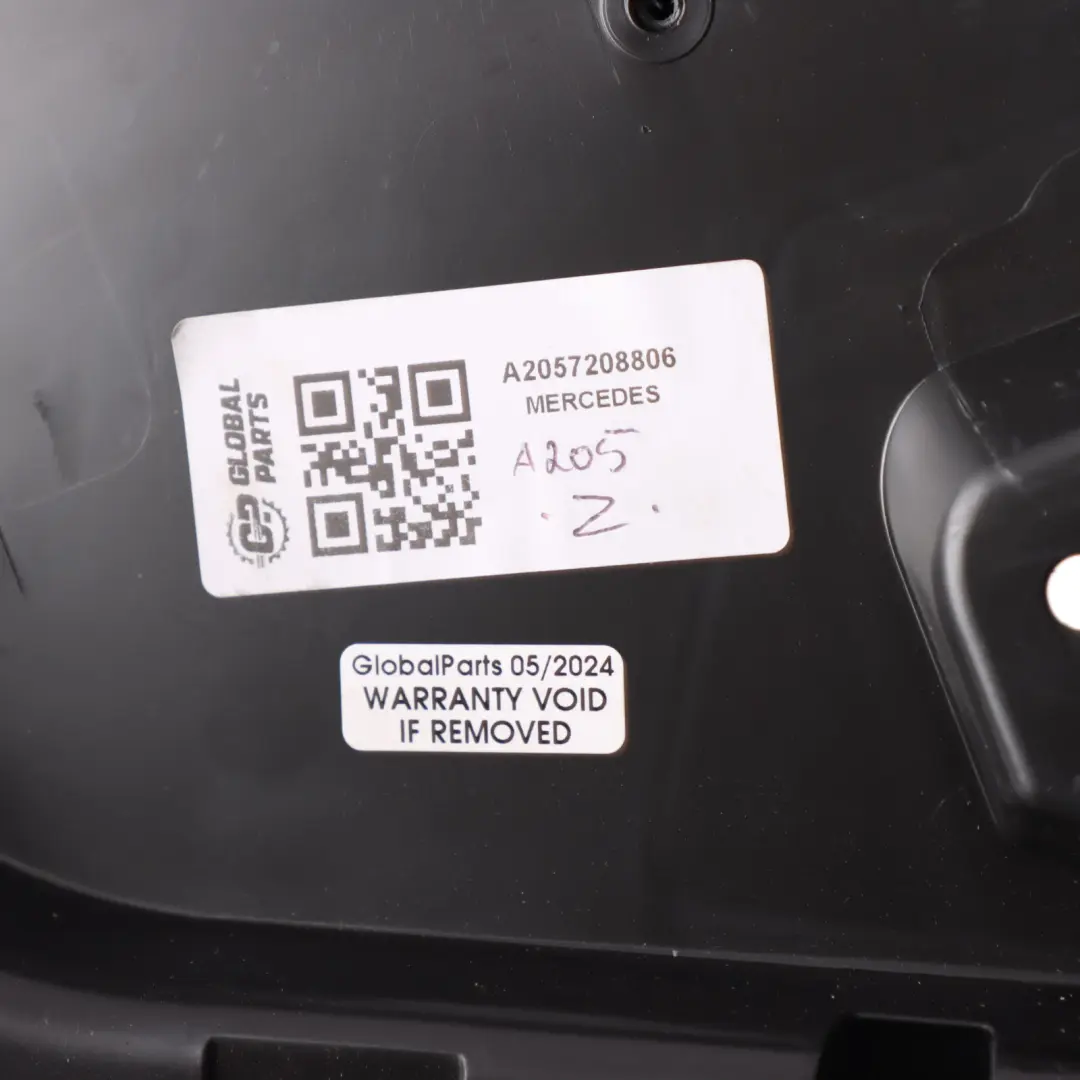 Mercedes W205 Door Seal Rear Right O/S Insulation Insert Panel - SKU A2057208806 - Part number A2057208806