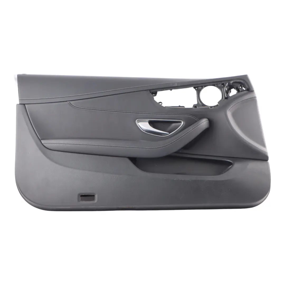 Door Card Panel Trim Front Left N/S Black Leather to Mercedes C205 with Part number A2057209331 Mercedes C205 Door Card Panel Trim Front Left N/S Black Leather - SKU rhd-A2057209331 - Part number A2057209331