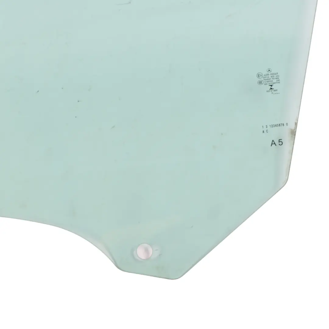 Window Glass Door Front Left N/S Glazing AS2 to Mercedes A205 Cabrio with Part number A2057250310 Mercedes A205 Cabrio Window Glass Door Front Left N/S Glazing AS2 - SKU A2057250310 - Part number A2057250310