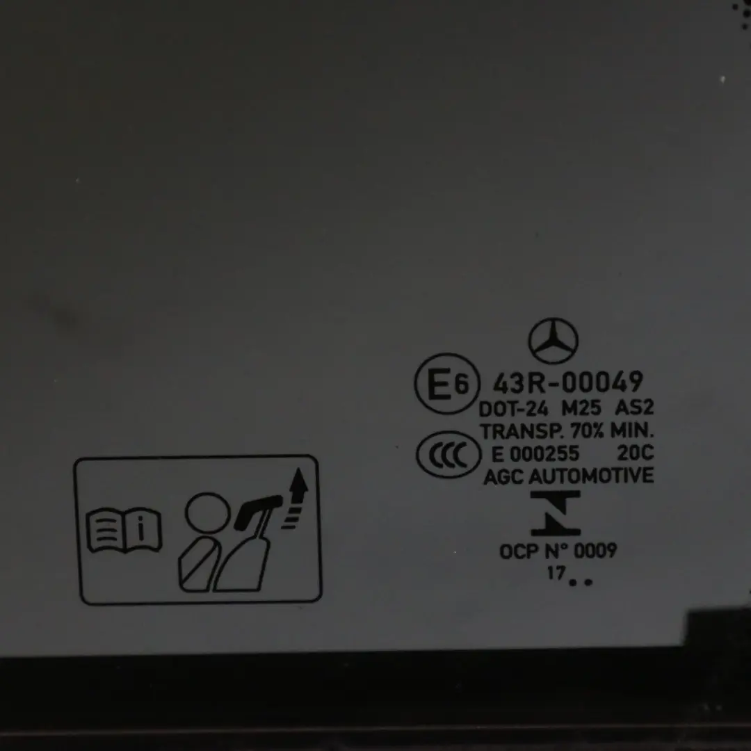 Mercedes W205 Door Rear Left N/S Iridium Silver Metallic - 775 - SKU A2057300105-IRS2 - Part number A2057300105