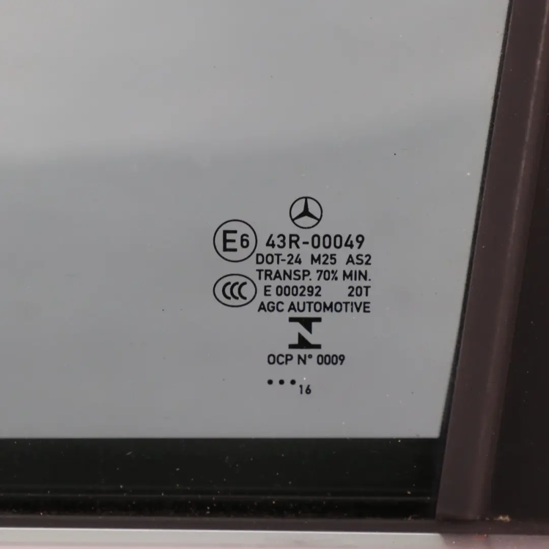 Mercedes W205 Porta posteriore sinistra Iridium Silver Metallic - 775 - SKU A2057300105-IRS3 - Numero di parte A2057300105