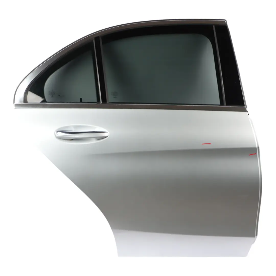 Door Rear Right O/S Iridium Silver Metallic - 775 to Mercedes W205 with Part number A2057300205 Mercedes W205 Door Rear Right O/S Iridium Silver Metallic - 775 - SKU A2057300205-IRS1 - Part number A2057300205