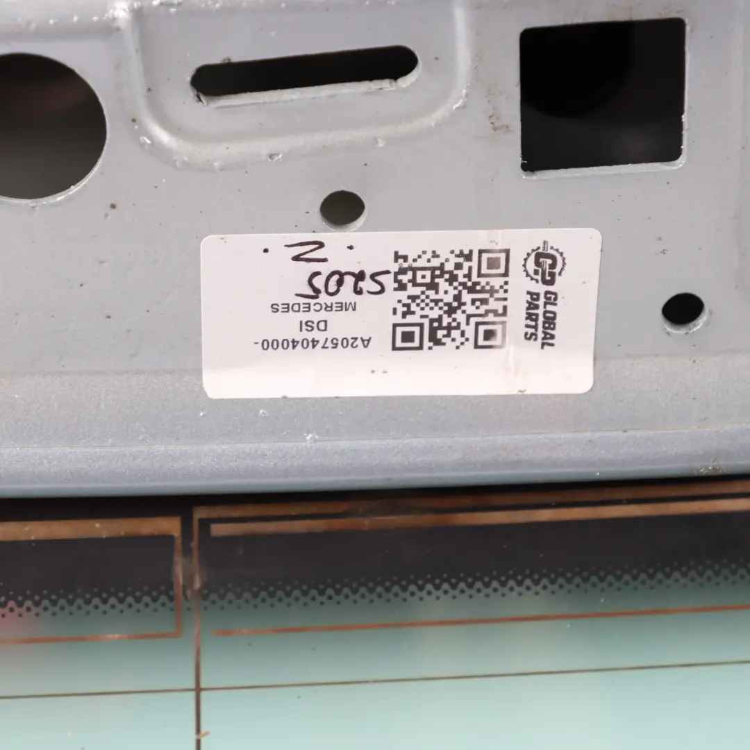 Boot Trunk Lid Tailgate Estate Diamond Silver Metallic - 988 to Mercedes S205 with Part number A2057404000 Mercedes S205 Boot Trunk Lid Tailgate Estate Diamond Silver Metallic - 988 - SKU A2057404000-DSI - Part number A2057404000