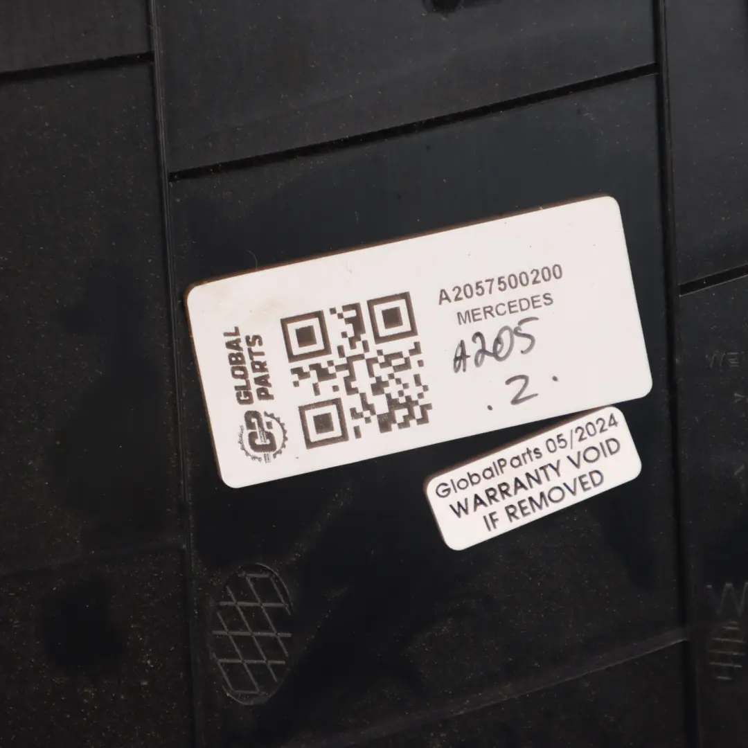 Boot Trunk Panel Tailgate Interior Trim Covering to Mercedes A205 with Part number A2057500200 Mercedes A205 Boot Trunk Panel Tailgate Interior Trim Covering - SKU A2057500200 - Part number A2057500200