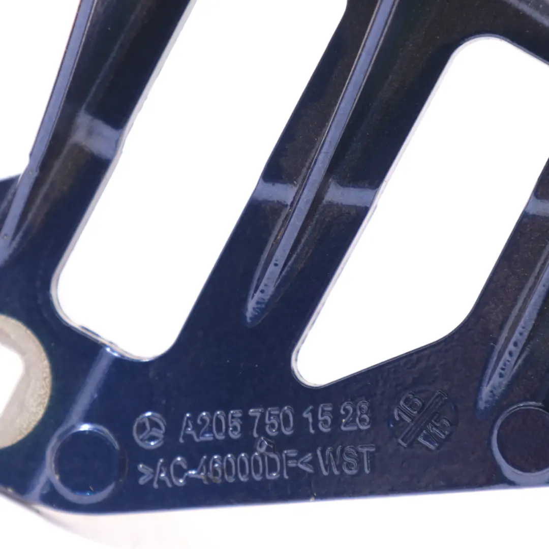 Left N/S Boot Hinge Brilliant Blue - 896 to Mercedes C205 Coupe Rear with Part number A2057501528 Mercedes C205 Coupe Rear Left N/S Boot Hinge Brilliant Blue - 896 - SKU A2057501528-BRB - Part number A2057501528