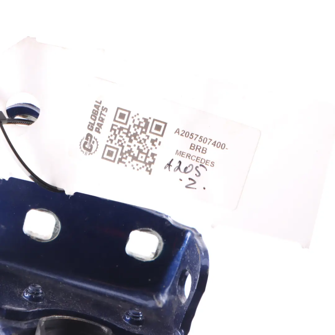 Trunk Lid Hinge Mercedes A205 Right O/S Brilliant Blue Metallic 896 to with Part number A2057507400 Trunk Lid Hinge Mercedes A205 Right O/S Brilliant Blue Metallic 896 - SKU A2057507400-BRB - Part number A2057507400
