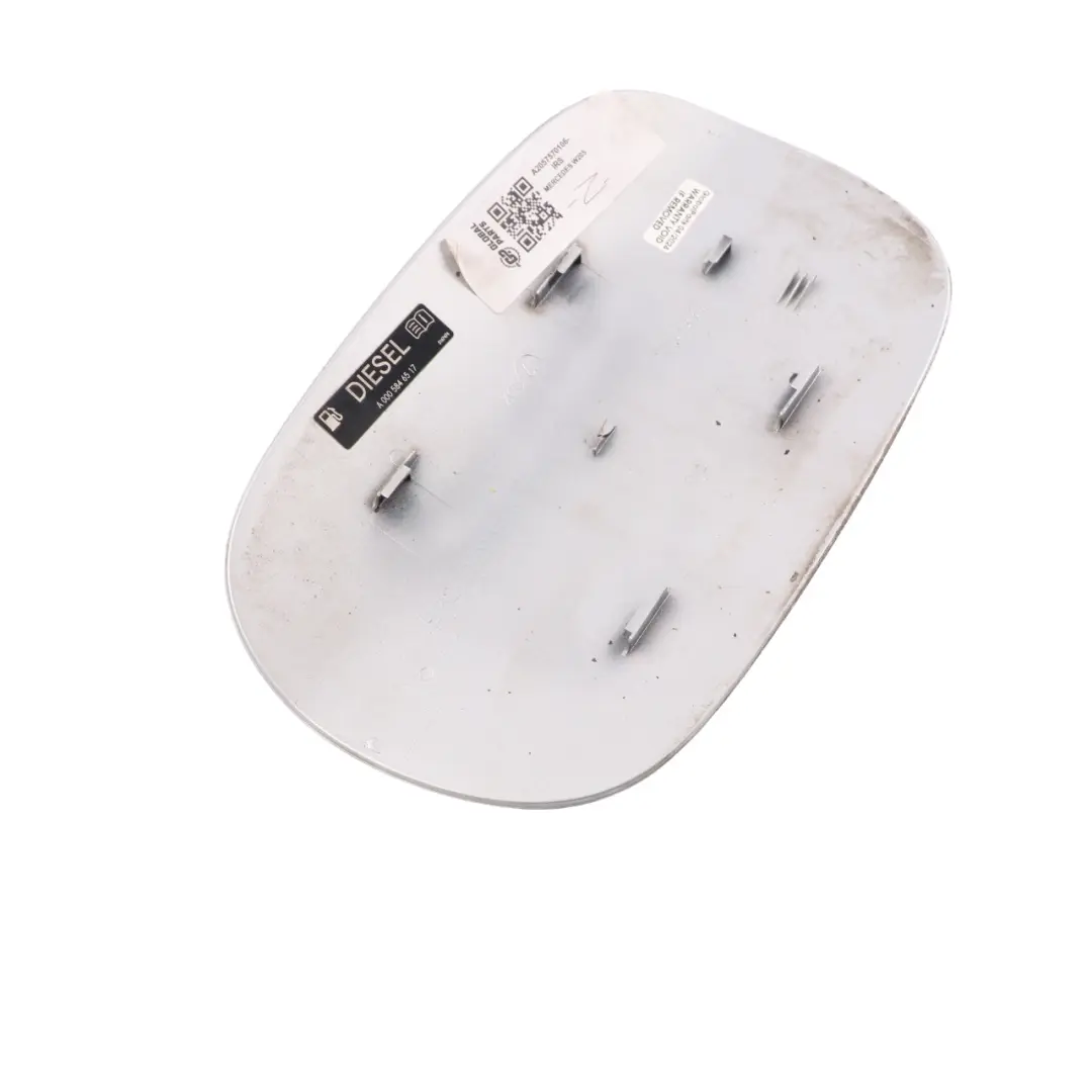 Mercedes W205 Fuel Filler Fill in Flap Cover Cap Iridium Silver 775 - SKU A2057570106-IRS - Part number A2057570106