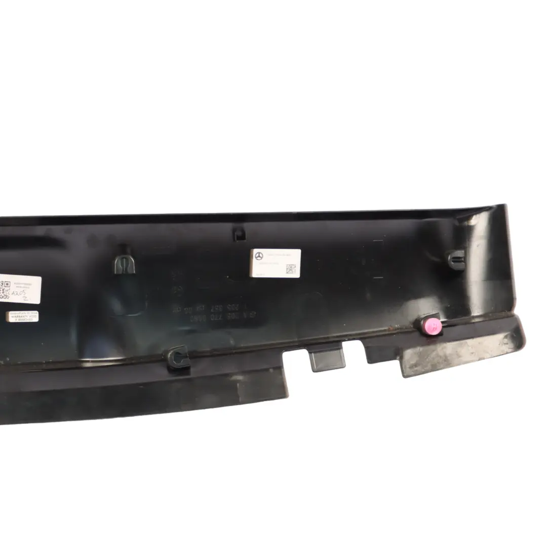 Mercedes A205 Osłona Górna Szyby Czołowej Daszek Przód - SKU A2057700080 - Numer Części A2057700080