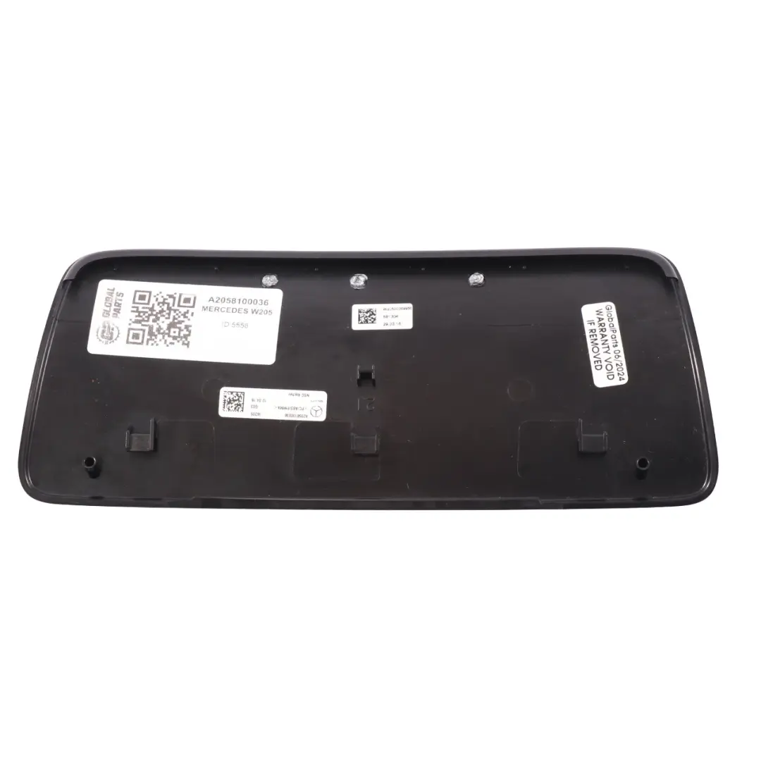 Mercedes W205 Console Ashtray Panel Cover Trim Frame - SKU A2058100036 - Part number A2058100036