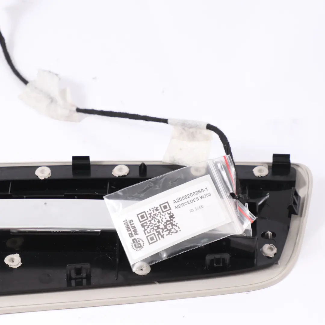 Mercedes W205 Berlina Coprifaro posteriore Grigio - SKU A2058200260-1 - Numero di parte A2058200260
