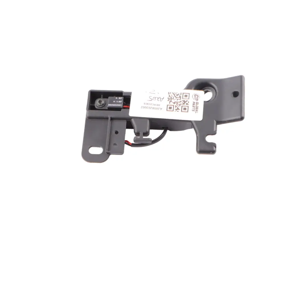 Trunk Roof Sensor Strip Bracket Left N/S to Mercedes A205 Convertible with Part number A2058203002 Mercedes A205 Convertible Trunk Roof Sensor Strip Bracket Left N/S - SKU A2058203002 - Part number A2058203002