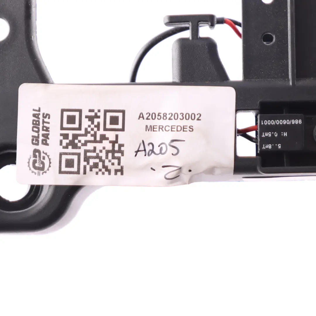 Trunk Roof Sensor Strip Bracket Left N/S to Mercedes A205 Convertible with Part number A2058203002 Mercedes A205 Convertible Trunk Roof Sensor Strip Bracket Left N/S - SKU A2058203002 - Part number A2058203002