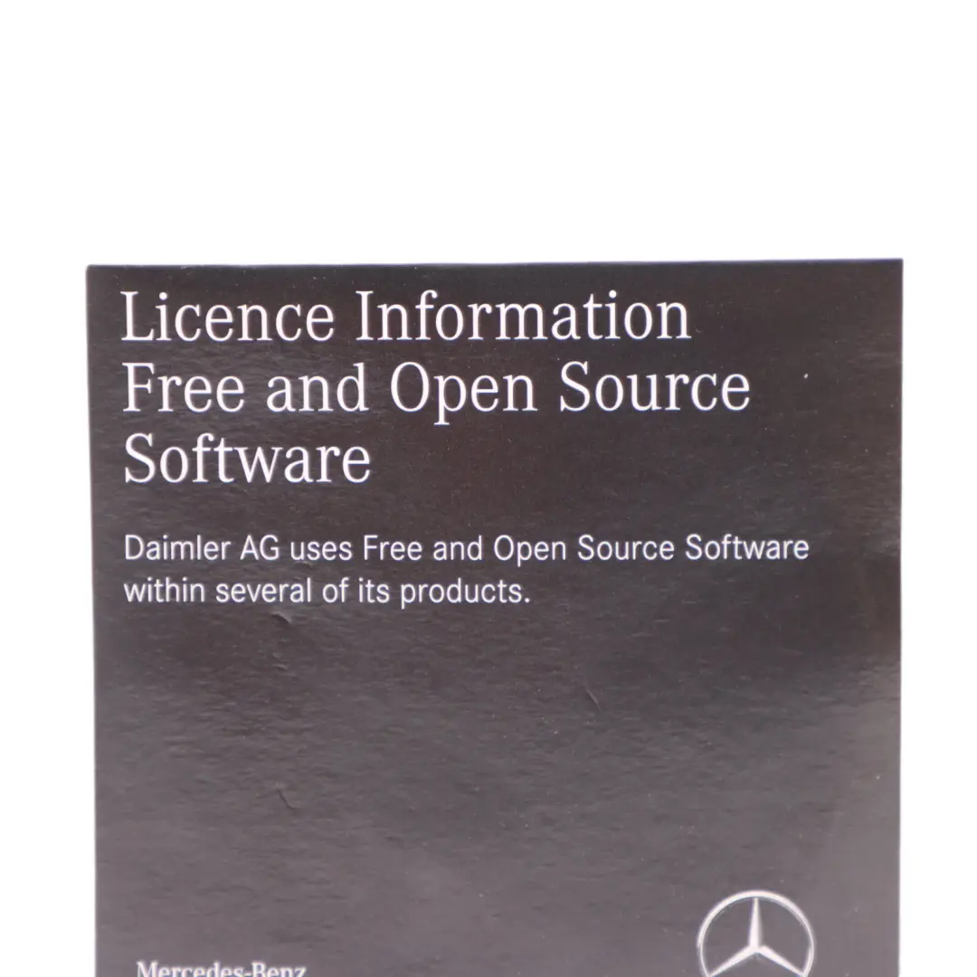 Licence Information Software Disc to Mercedes W205 C253 with Part number A2058270701 Mercedes W205 C253 Licence Information Software Disc - SKU A2058270701 - Part number A2058270701
