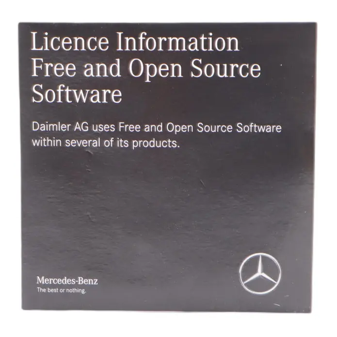 Licence Information Software Disc to Mercedes W205 C253 with Part number A2058270701 Mercedes W205 C253 Licence Information Software Disc - SKU A2058270701 - Part number A2058270701