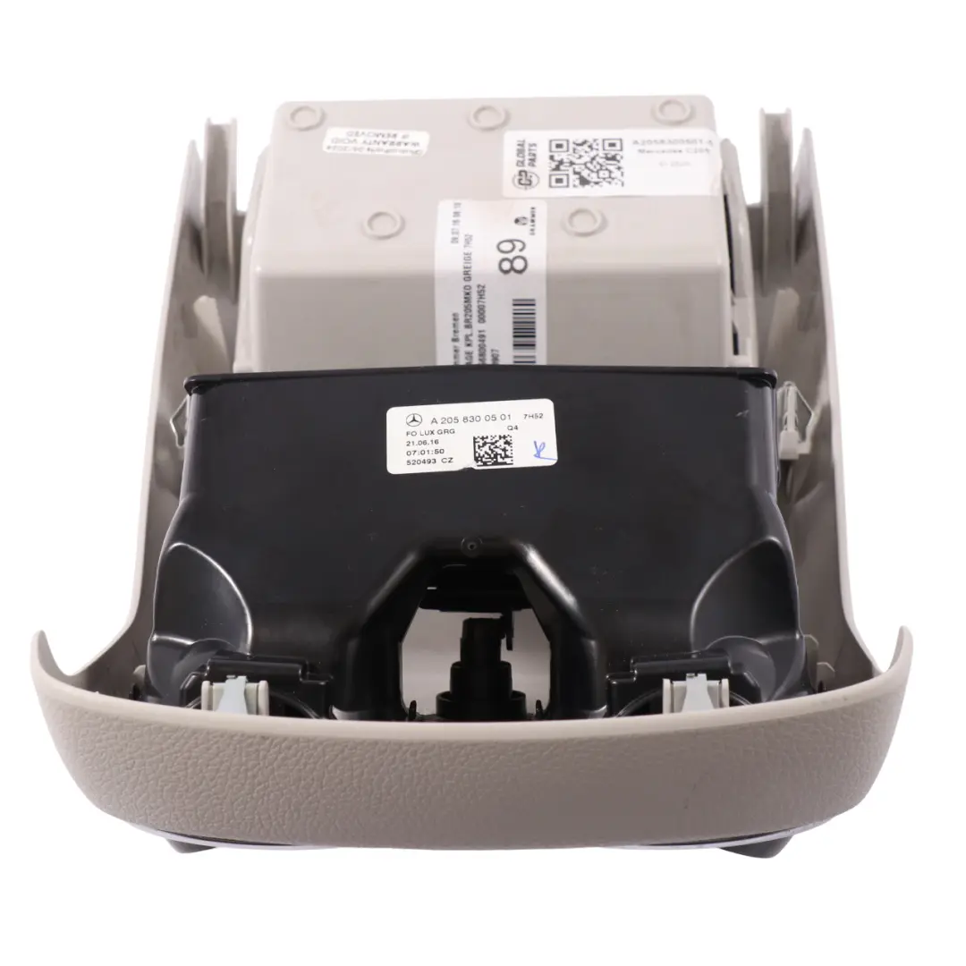 Mercedes W205 W213 Centre Console Rear Air Vent Storage Trim Beige - SKU A2058300501-5 - Part number A2058300501