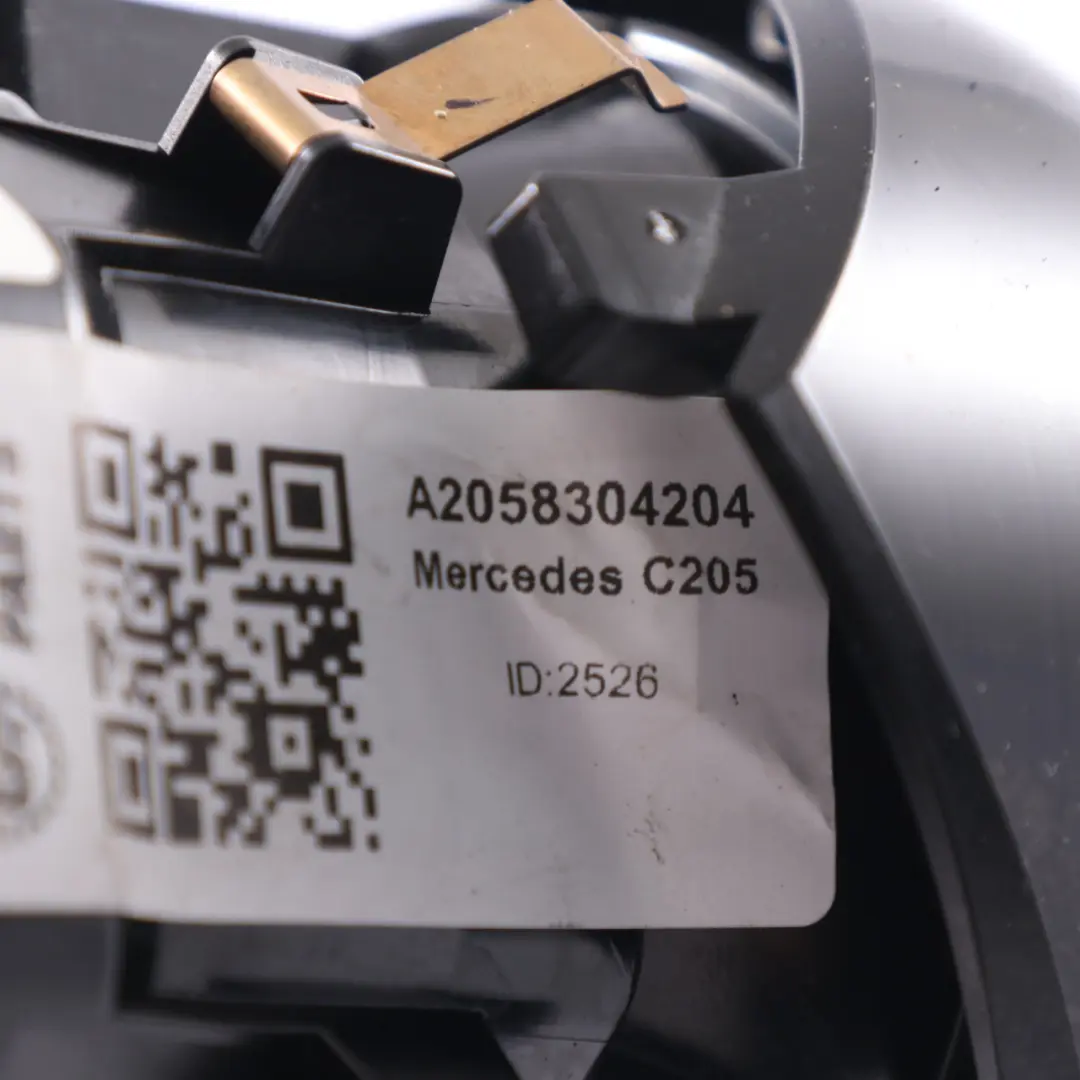 Dashboard Air Vent Nozzle Front Right O/S to Mercedes C205 C253 Coupe with Part number A2058304204 Mercedes C205 C253 Coupe Dashboard Air Vent Nozzle Front Right O/S - SKU rhd-A2058304204 - Part number A2058304204