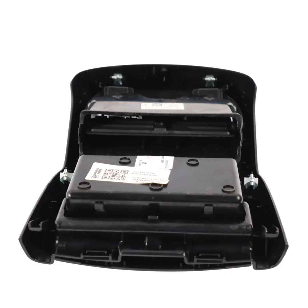Mercedes W205 Console Centrale Vaschetta Portaoggetti Presa Aria Posteriore Nero - SKU A2058308301 - Numero di parte A2058308301