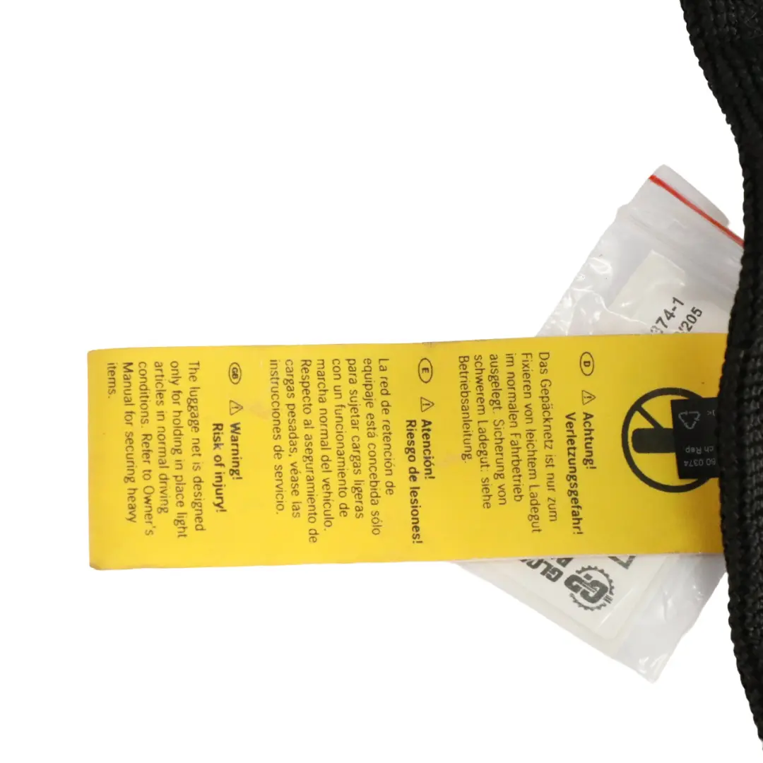 Rete portabagagli per il pavimento del bagagliaio per Mercedes W205 con numero di parte A2058600374 Mercedes W205 Rete portabagagli per il pavimento del bagagliaio - SKU A2058600374-1 - Numero di parte A2058600374