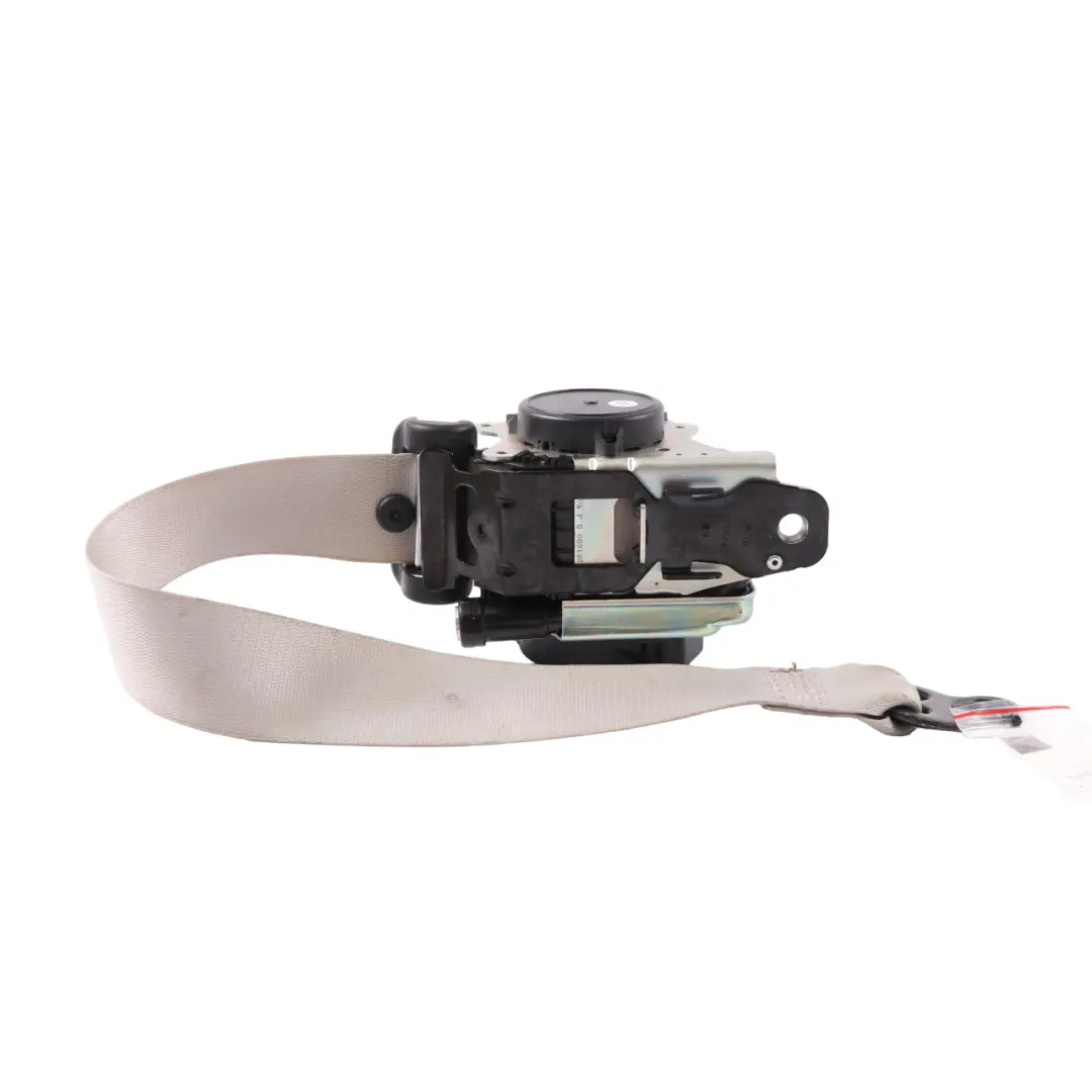 Mercedes C205 Coupe Seat Belt Front Left N/S Upper Belt Cream Beige - SKU A2058601501-1 - Part number A2058601501