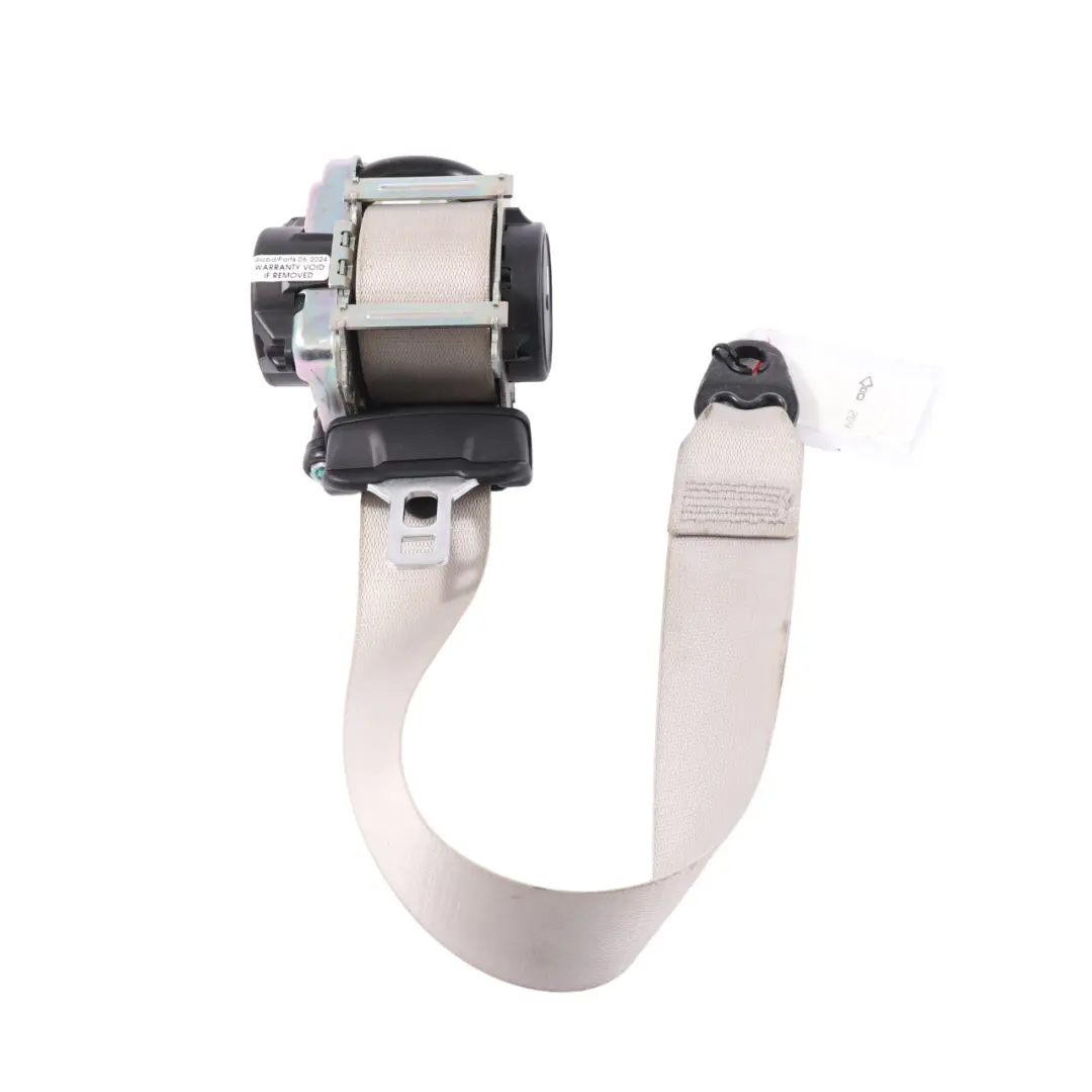 Mercedes C205 Coupe Ceinture sécurité avant gauche supérieure beige - SKU A2058601501-1 - Numéro de pièce A2058601501