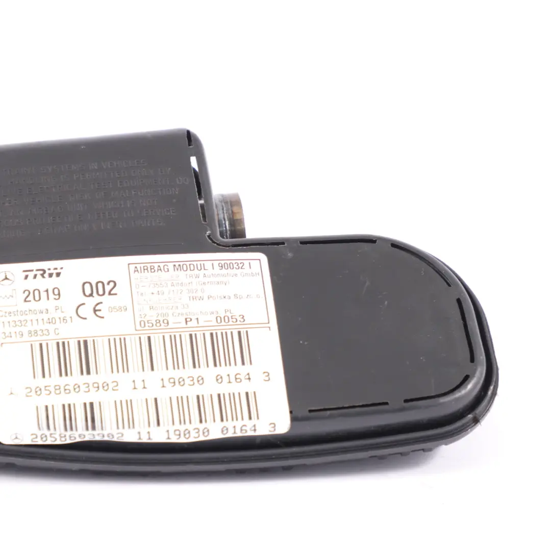 Mercedes W205 Side Air Module Front Left N/S Seat - SKU A2058603902 - Part number A2058603902