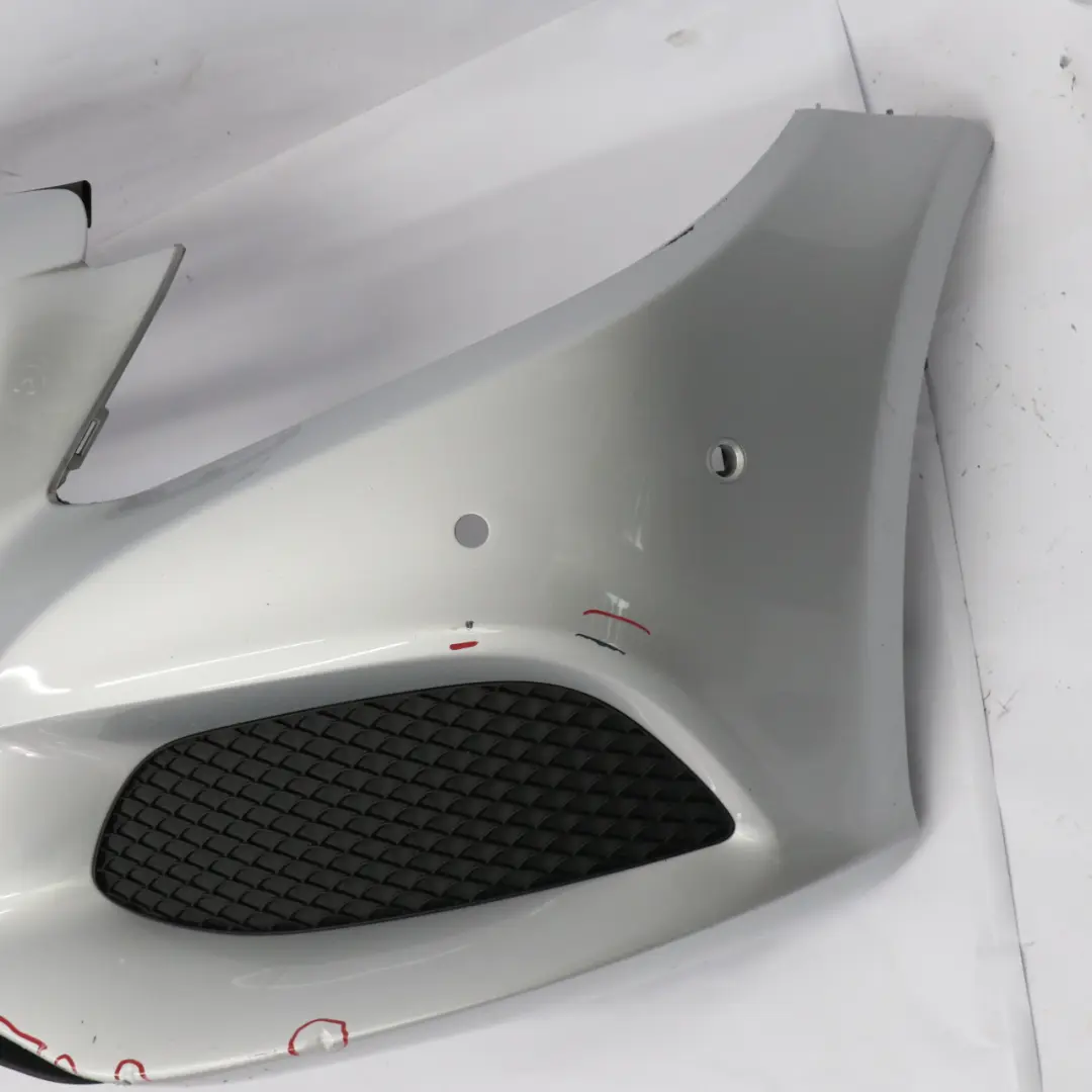 Mercedes W205 Front Bumper Trim Panel Cover Diamond Silver Metallic - 988 - SKU A2058800140-DSI - Part number A2058800140