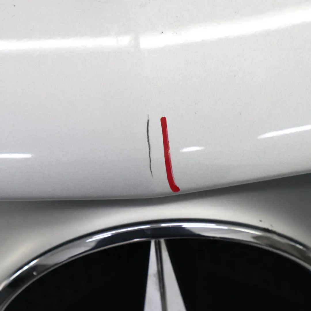 Mercedes W205 Front Bumper Trim Panel Cover Diamond Silver Metallic - 988 - SKU A2058800140-DSI - Part number A2058800140