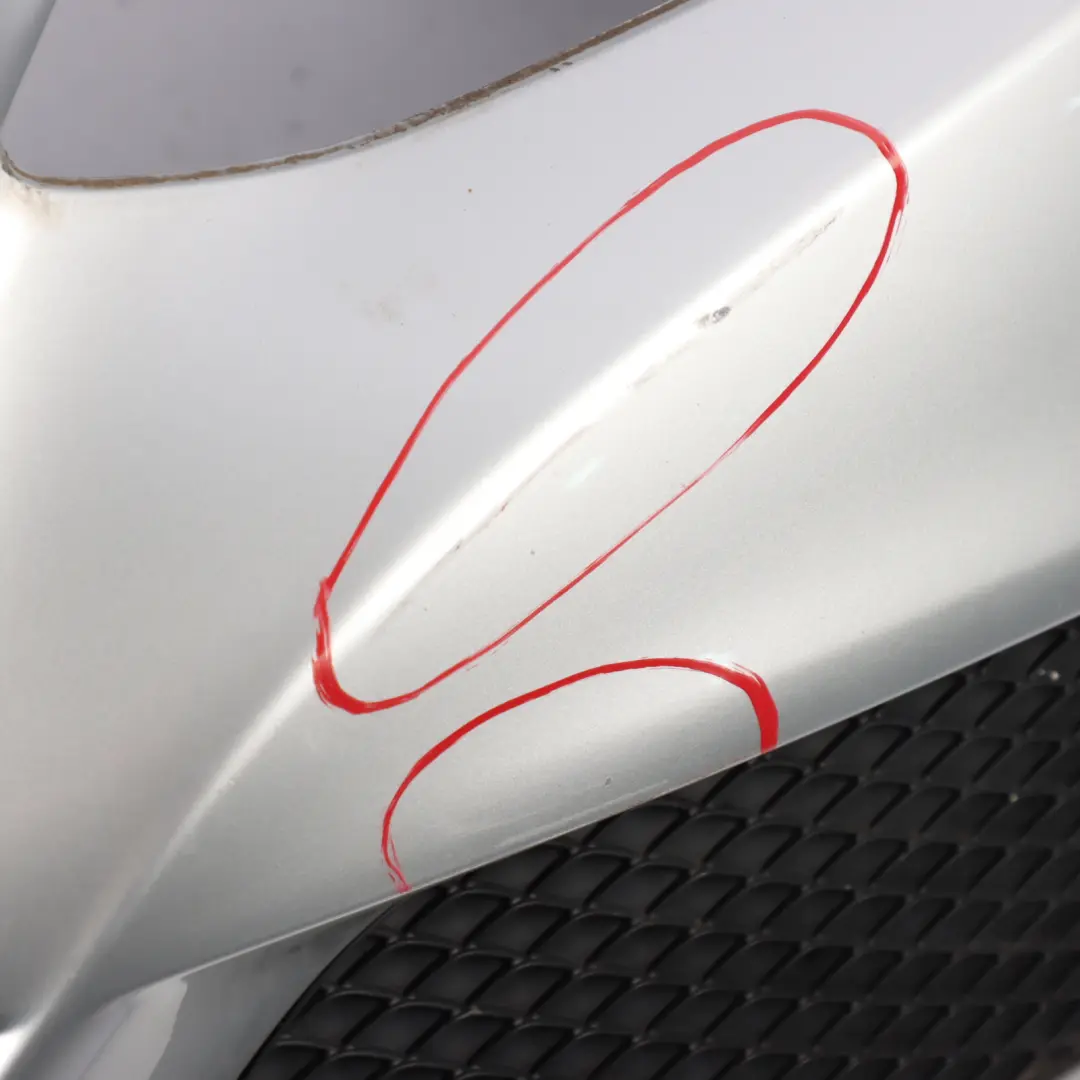 Front Bumper Trim Panel Cover Iridium Silver Metallic - 775 to Mercedes W205 with Part number A2058800340 Mercedes W205 Front Bumper Trim Panel Cover Iridium Silver Metallic - 775 - SKU A2058800340-IRS - Part number A2058800340