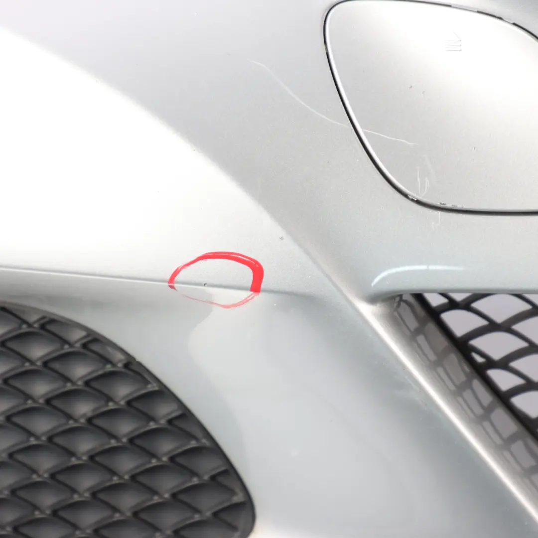 Front Bumper Trim Panel Cover Iridium Silver Metallic - 775 to Mercedes W205 with Part number A2058800340 Mercedes W205 Front Bumper Trim Panel Cover Iridium Silver Metallic - 775 - SKU A2058800340-IRS - Part number A2058800340